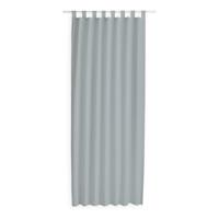 Kant en Klaar Gordijn Met Lus Lichtgrijs - 140cm x 260cm - thumbnail