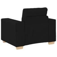 Fauteuil 60 cm stof zwart - thumbnail