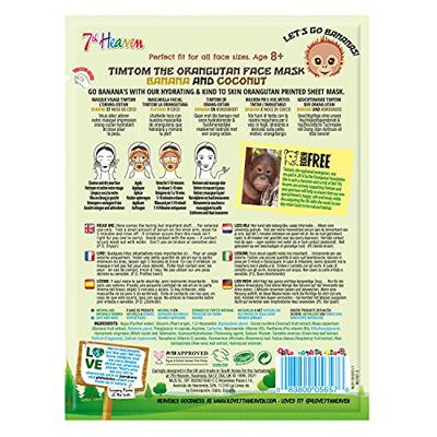 Montagne Jeunesse 7th Heaven Gezichtsmasker Orang-oetan Banaan & Kokos Montagne Jeunesse 7th Heaven Gezichtsmasker Orang-oetan Banaan & Kokos