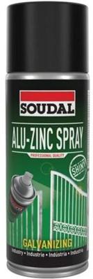 Soudal alu zinc spray acrylic | 400 ml - 154608 Soudal alu zinc spray acrylic | 400 ml - 154608