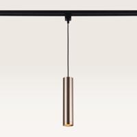 Hangspot Belano caramello m - GU10-fitting - Ontworpen voor 1-fase railsysteem - Bruin - Railspot - IP20 voor binnen - thumbnail