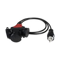 Solera 5586COB – verlenging met twee-polige stekker met T/T zijkant 16 A en 250 V ~ met 3G1,5 mm kabel. - thumbnail