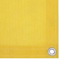Balkonscherm 75x600 cm HDPE geel - thumbnail