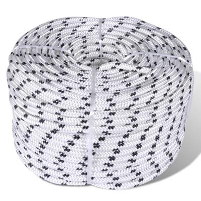 Boottouw gevlochten 6 mm 500 m polyester wit