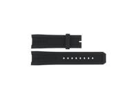 Horlogeband Burberry BU7720 / BU7724 Rubber Zwart 24mm - thumbnail