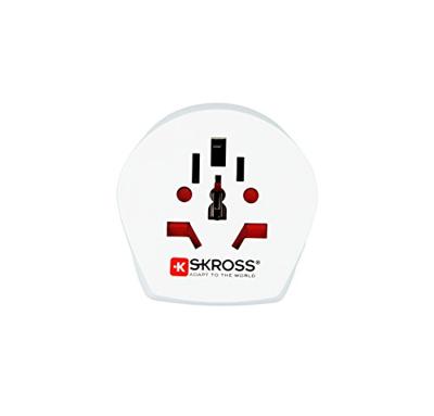 SKROSS Combo World to USA: Reisadapter voor reizen van over de hele wereld naar landen die de Amerikaanse of de Schuko-standaard gebruiken