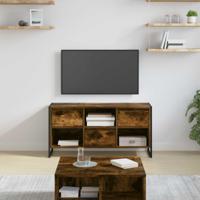TV-kast met lade Rook Eik 100 x 36 x 49,5 cm Bewerkt hout - thumbnail