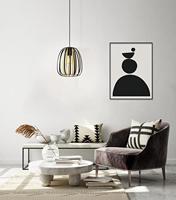 Eglo Hanglamp Ø 25,5cmEncinitos zwart met goud - 99665 - thumbnail