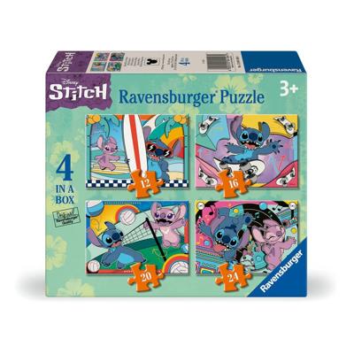 Ravensburger Stitch 4-in-1 puzzelset - 12 + 16 + 20 + 24 stukjes