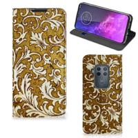 Telefoon Hoesje Motorola One Zoom Barok Goud - thumbnail