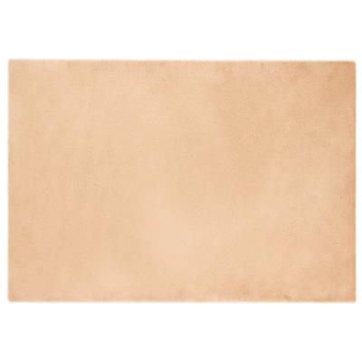 Nep Konijnenbont Tapijt Taupe 140 x 200 cm Polyester