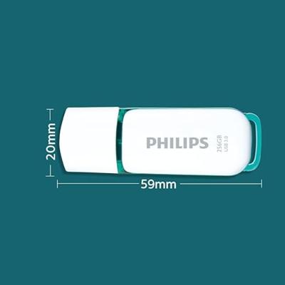 Philips FM25FD75B USB flash drive 256 GB USB Type-A 3.0 (3.1 Gen 1) Turkoois, Wit Philips FM25FD75B USB flash drive 256 GB USB Type-A 3.0 (3.1 Gen 1) Turkoois, Wit