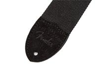 Fender katoen leren 2 inch gitaarband met logo zwart - thumbnail