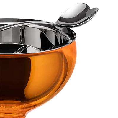 Alessi Big love IJscoupe met lepel 25 cl oranje Alessi Big love IJscoupe met lepel 25 cl oranje