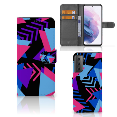 Samsung Galaxy S21 Plus | Book Case | Funky Triangle Samsung Galaxy S21 Plus | Book Case | Funky Triangle