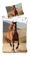 Dekbedovertrek Paard in de woestijn - 140 x 200 cm - Katoen - thumbnail