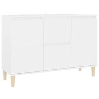 VidaXL Dressoir 101x35x70 cm bewerkt hout wit - thumbnail