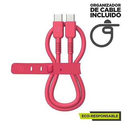 Kabel USB-C naar USB-C Muvit for Change Magenta 1,2 m Kabel USB-C naar USB-C Muvit for Change Magenta 1,2 m