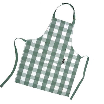 KOOK Keukenschort Ruit Groen 90 x 70 cm