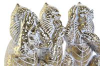 Decoratieve figuren DKD Home Decor Gouden Tropisch Overalls Decapé 21 x 11 x 16,2 cm - thumbnail