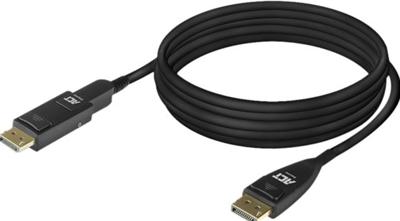 ACT 10 meter DisplayPort 1.4 Active Optical Cable 8K met afneembare connector DisplayPort male - Dis
