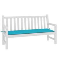 VidaXL Tuinbankkussen 150x50x3 cm oxford stof turquoise - thumbnail