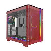 Montech KING 95 PRO Midi-Tower Tempered Glass ARGB Rood - thumbnail