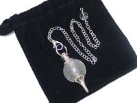 Pendel Edelsteen Bergkristal Bol - thumbnail