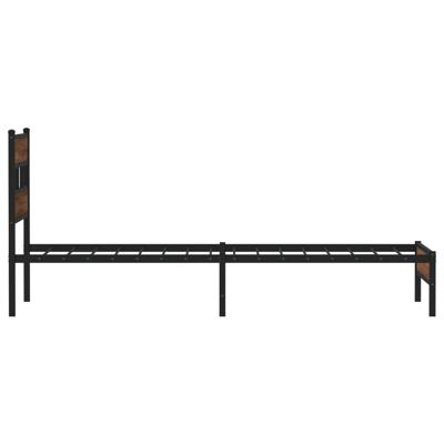 Bedframe zonder matras bewerkt hout bruin eikenkleur 150x200 cm