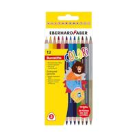 Eberhard Faber EF-514811 Kleurpotlood 2-zijdig Gekleurd Etui 12 Stuks 24 Kleuren - thumbnail
