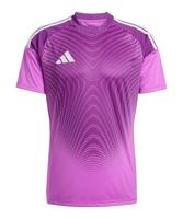 adidas Tiro 25 Competition Keepersshirt Korte Mouwen Paars Wit - thumbnail
