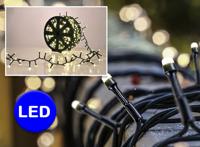 1.000 led lichtjes warm wit - Kerstverlichting voor binnen of buiten op handige kabelrol - thumbnail