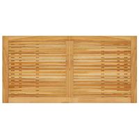 vidaXL Tuintafel 140x70x73,5 cm massief acaciahout - thumbnail