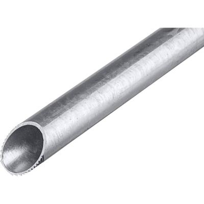 Fränkische Rohrwerke 20410016 Stalen buis 3 m Zink 3 m