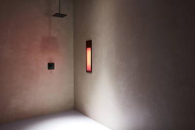 Sunshower Pure Black infrarood inbouwapparaat 19.9x61.9x10cm half body 1250watt zwart/aluminium 80063