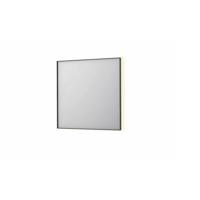 Spiegel INK SP32 80x4x80 cm Incl. Indirect LED-Verlichting Rondom en Spiegelverwarming Geborsteld Metal Black - thumbnail