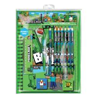 Minecraft 12-Piece Stationery Set A4 Bumper - thumbnail
