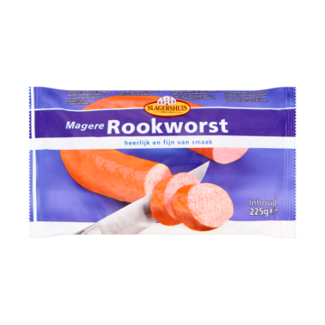 Slagershuis Magere Rookworst 225 g bij Jumbo