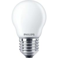 Philips LED 76347300 LED-lamp Energielabel F (A - G) E27 Kogel 4.3 W = 40 W Warmwit (Ø x h) 4.5 cm x 100 mm 1 stuk(s) - thumbnail