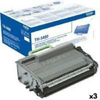 Originele Toner Brother MFCL5750 MFCL6300DW MFCL6800DW MFCL6900DW Zwart (3 Stuks) - thumbnail