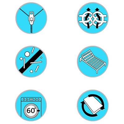 Topmatras ei-profiel 6 cm koudschuim 120x200 cm Topmatras ei-profiel 6 cm koudschuim 120x200 cm