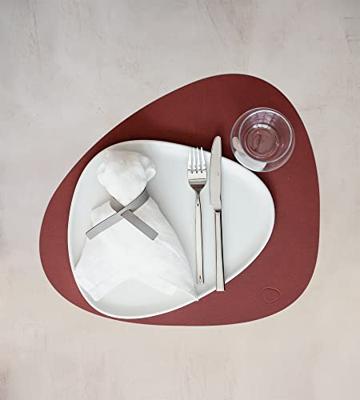 LIND DNA - Dinner Mat Curve - Placemat 37x44cm Nupo Sienna LIND DNA - Dinner Mat Curve - Placemat 37x44cm Nupo Sienna