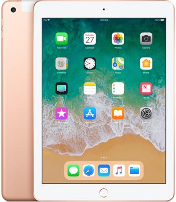 Refurbished iPad 2018 128 GB 4G Goud Gebruikt Refurbished iPad 2018 128 GB 4G Goud Gebruikt