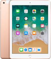 Refurbished iPad 2018 128 GB 4G Goud Gebruikt - thumbnail