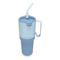 Klean Kanteen Rise 1065ml/36oz + Flip-straw Deksel Thermosfles Ice Blue 1065ml - thumbnail