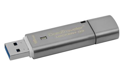 Kingston Technology DataTraveler Locker+ G3 16GB USB flash drive USB Type-A 3.2 Gen 1 (3.1 Gen 1) Zilver Kingston Technology DataTraveler Locker+ G3 16GB USB flash drive USB Type-A 3.2 Gen 1 (3.1 Gen 1) Zilver