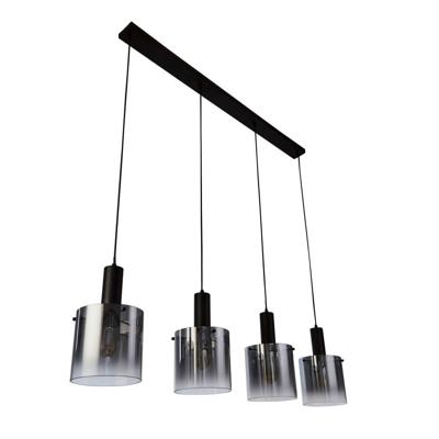 Searchlight Zwarte hanglampSweden 4-lichts - 88910-4BK