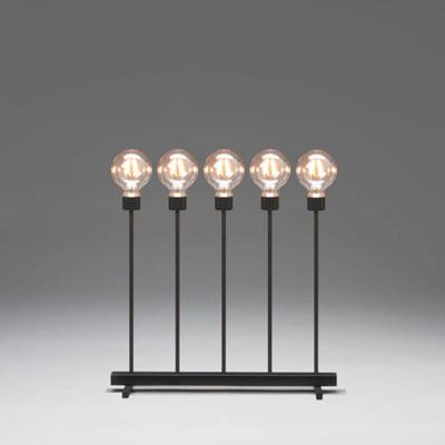 Konstsmide 3962-710TR LED-lantaarn Barnsteen LED Zwart Energielabel: F (A - G)