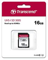 Transcend Premium 300S SDHC-kaart 16 GB Class 10, UHS-I, UHS-Class 1 - thumbnail