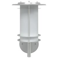 Buitenwandlampen 2 st roestvrij staal zilverkleurig - thumbnail